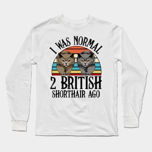 British Shorthair Cat Long Sleeve T-Shirt